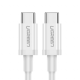 UGREEN Type C Male to Type C Male 2.0 Data Cable White 1M